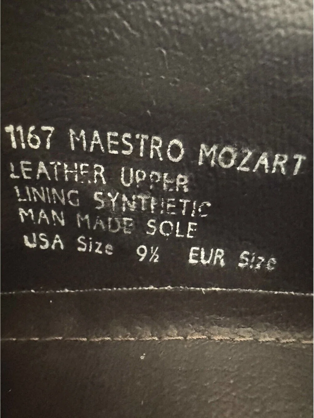 Skechers Collection Maestro Mozart 1167 Men’s 9.5 Brown Leather Dress Shoes
